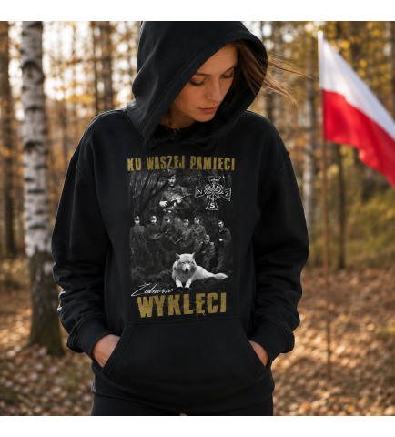 Damska bluza z kapturem KU WASZEJ PAMIĘCI